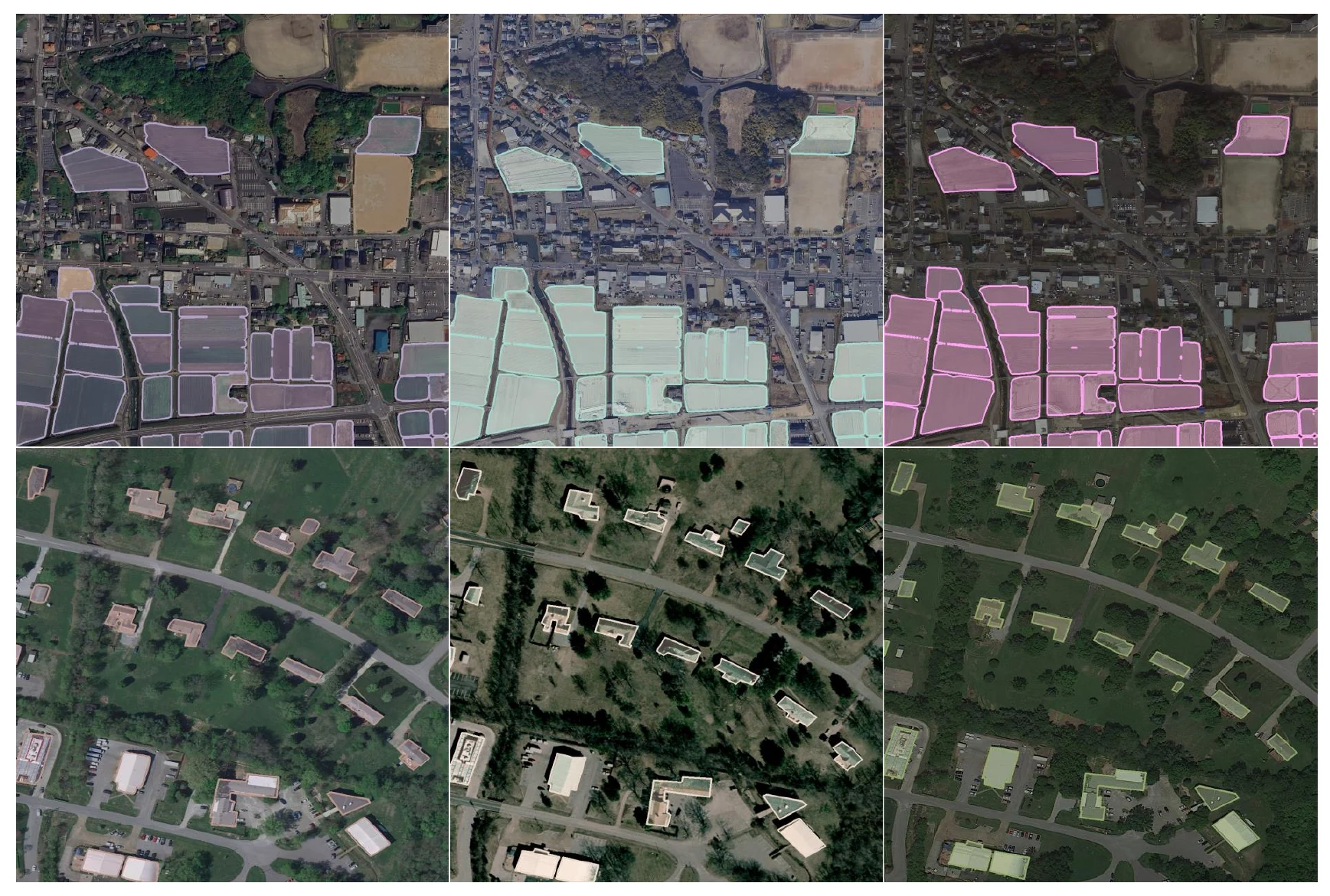 Same-location Earth observation images acquired in different seasons